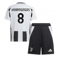 Juventus Teun Koopmeiners #8 Replica Home Minikit 2024-25 Short Sleeve (+ pants)